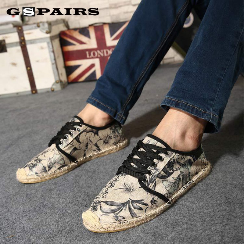 Mens Shoes Summer Men Canvas Shoes Mens Hemp Rope Shoes Breathable Mens Shoes Male Zapatos Hombre Unisex Shoes