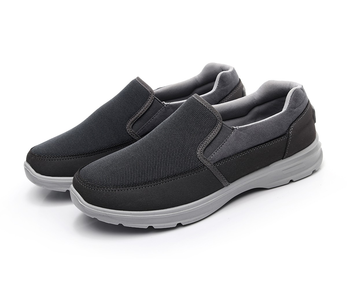 Casual and breathable canvas driving shoes, casual shoes for the elderly, walking, flat, soft and comfortable