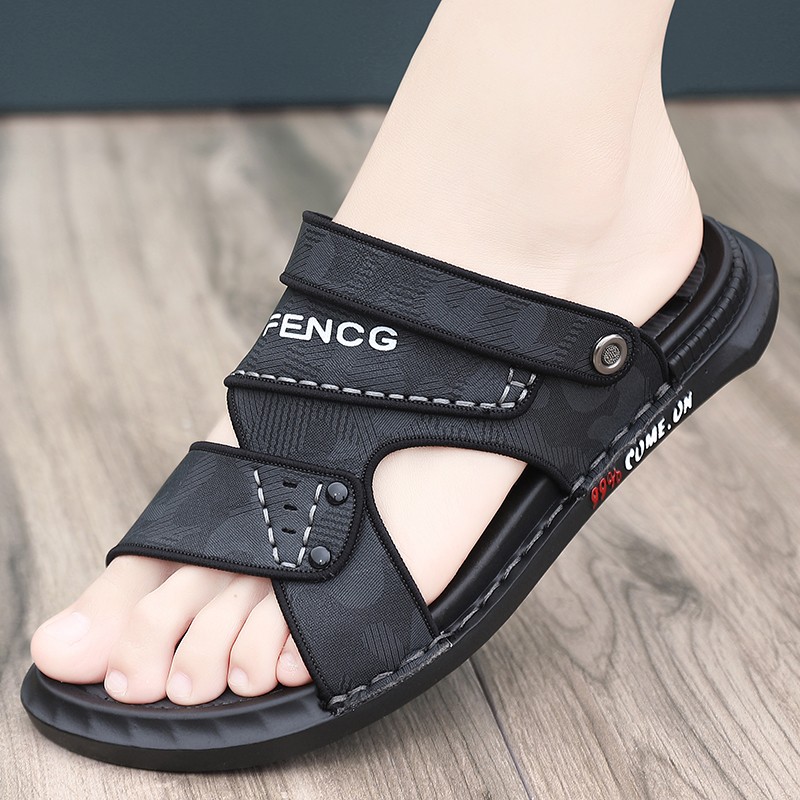 2022 New Classics Style Men Sandals Outdoor Walking Summer Shoes Anti-Slippery Beach Shoes Men Comfortable Soft casual shoes