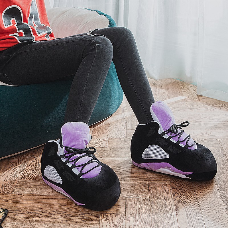 Winter Warm Slippers Women Cute Home Slippers Unisex One Size Sneakers Men House Floor Cotton Shoes Woman EU 35-44 Plush Sliders