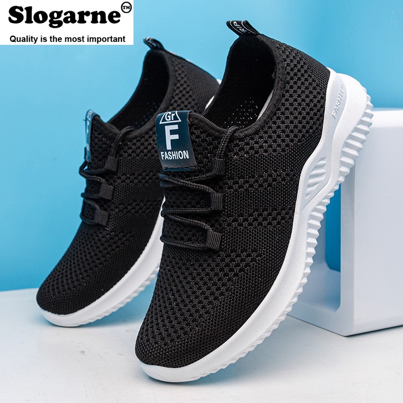 Women Spring Autumn New Sneakers Vulcanized Shoes Skateboard Lady Loafers Women Casual Shoes Flats Running Shoes Sneakers Knitting