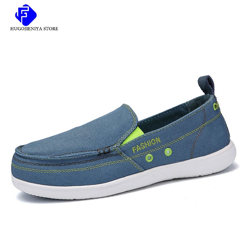 Men's Canvas Shoes Breathable Casual Shoes Luxury Brand Men Loafers Lightweight Boat Shoes Designer Vulcanize Shoes Sneakers