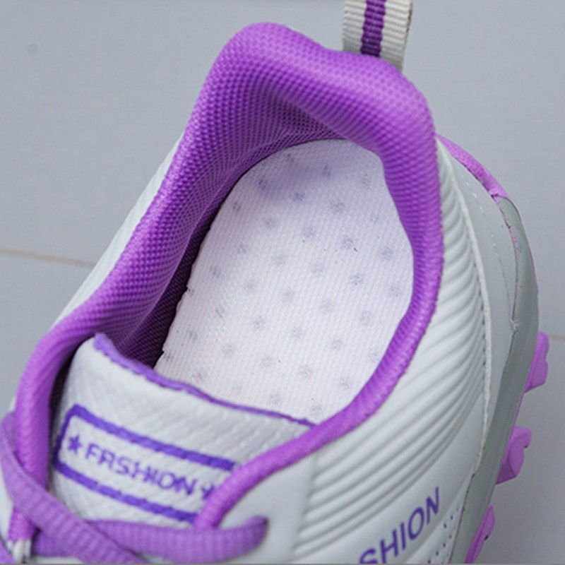 Women leather sneakers all-match outdoor travel shoes comfortable and light running shoes