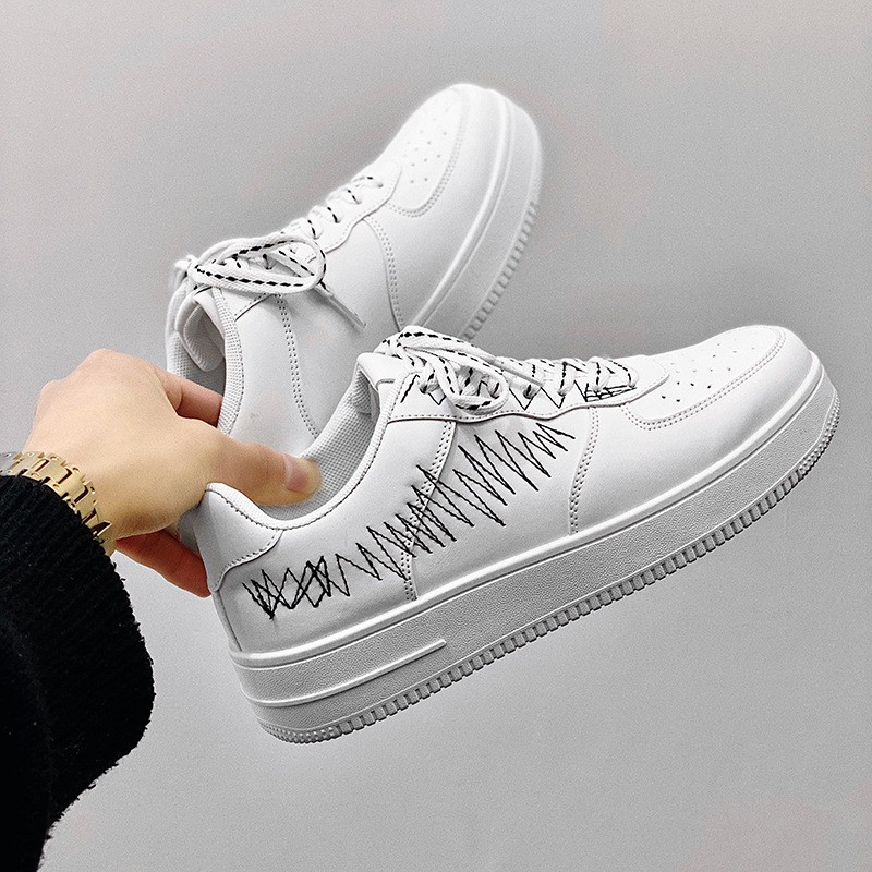 Men Casual Shoes New Fashion Formal Shoes Thick Bottom Men Vulcanize Shoes Students Sneakers Ulzzang Casual Men Shoes