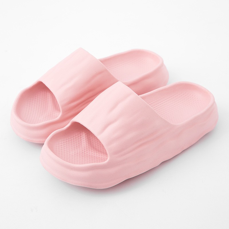 VENTACT Women Slippers Summer Simple Solid Color Lovers Slides Shoes Non-slip Bathroom Soft Ins Indoor Beach Bath Sandals