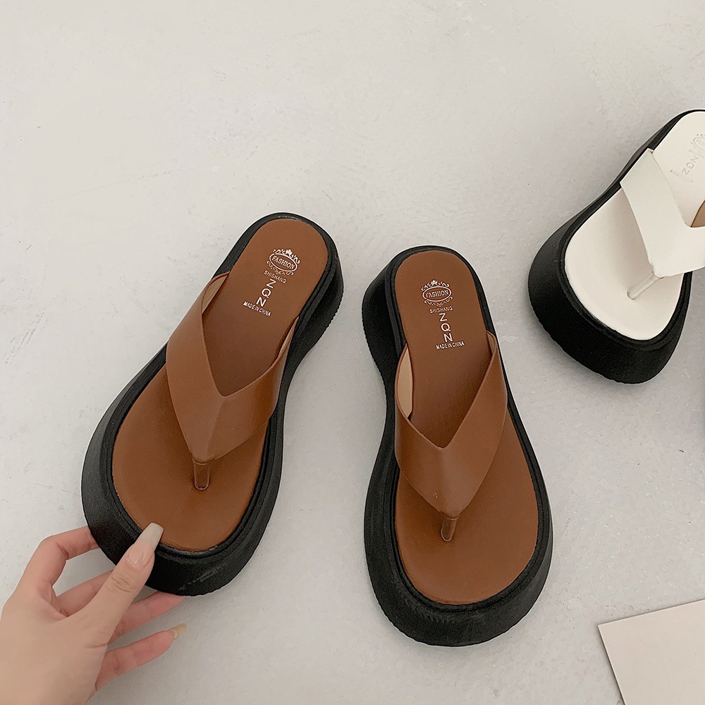 VENTACT Slippers Women Thick Bottom Ins Fashion Women's Shoes Beach Sandals 2022 Summer New Daily Casual Shoes Size 35-39