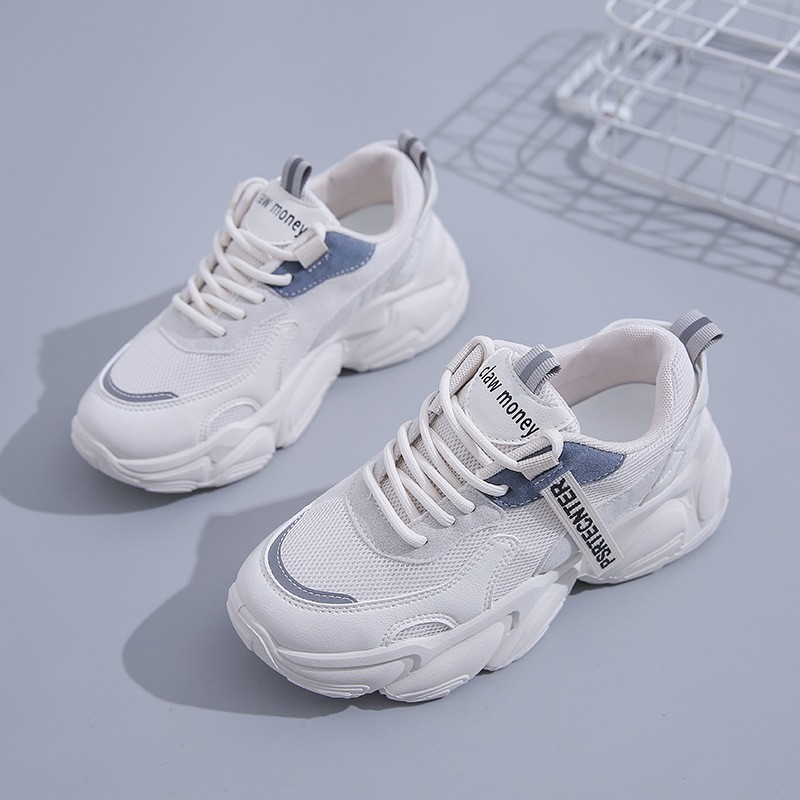 Women Sneakers 2022 Autumn Fashion Running Shoes Women Lace-up Sneakers Non-slip Increase Platform Shoes Zapatos Mujer