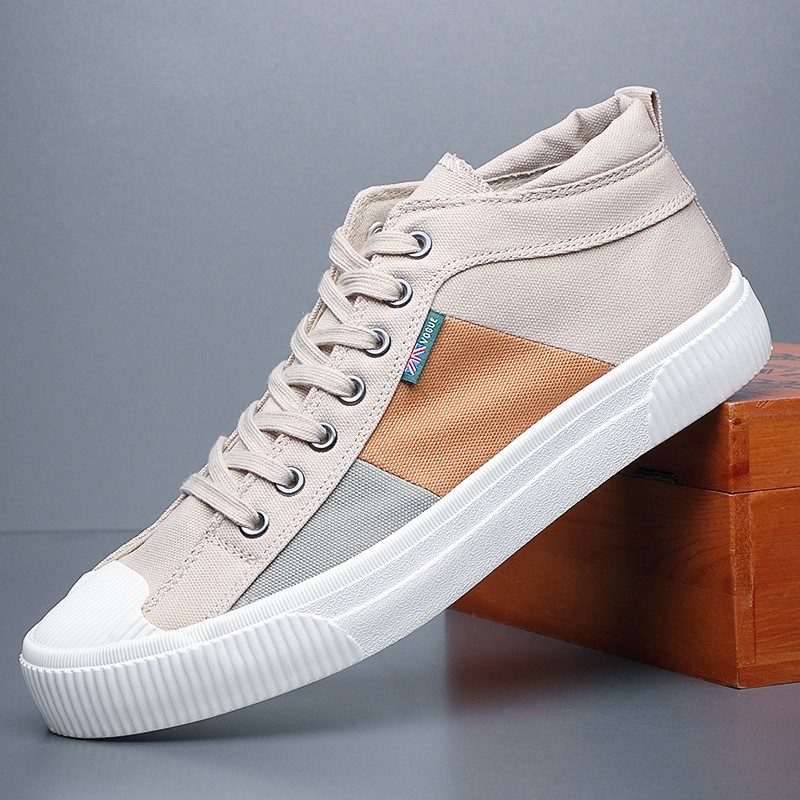 2022 new men's canvas shoes different colors high quality designer shoes autumn new shoes British lace-up shoes Bd21266