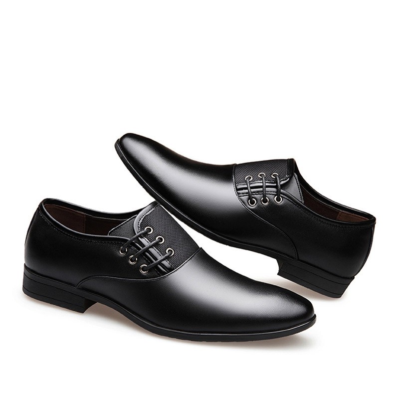 ZYYZYM - Men's Formal Shoes, Men's Formal Shoes, Fashionable, Size 38-47, Black & Brown, Classic, Party Shoes