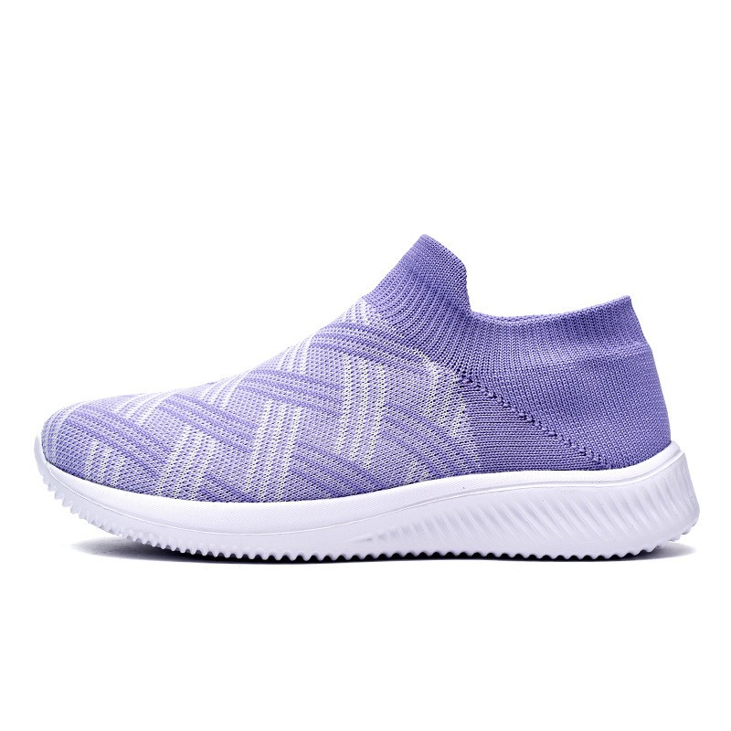 Ladies mesh comfortable lazy shoes and breathable shoes soft sole casual outdoor shoes shoes