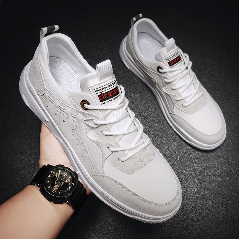 Summer new genuine leather men's formal shoes comfortable men's sports walking shoes fashion breathable wild tide shoes