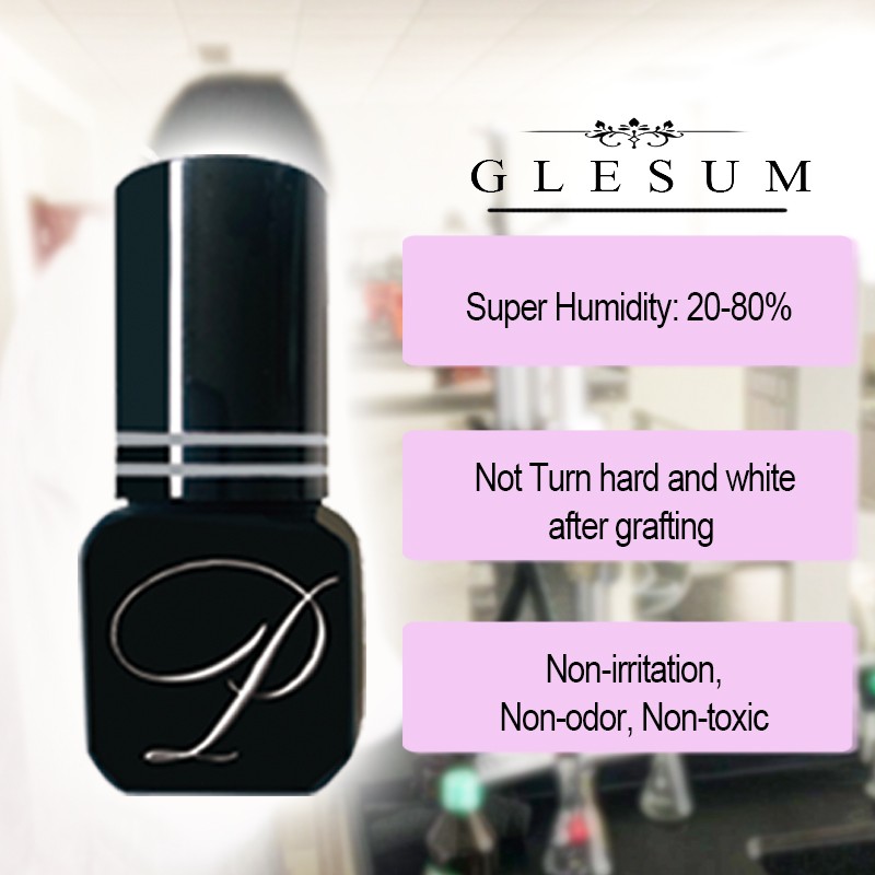 Glesum-Princess Eyelash Glue 0.5s-1s, dry and waterproof oil, retention time, 7-9 weeks, free shipping