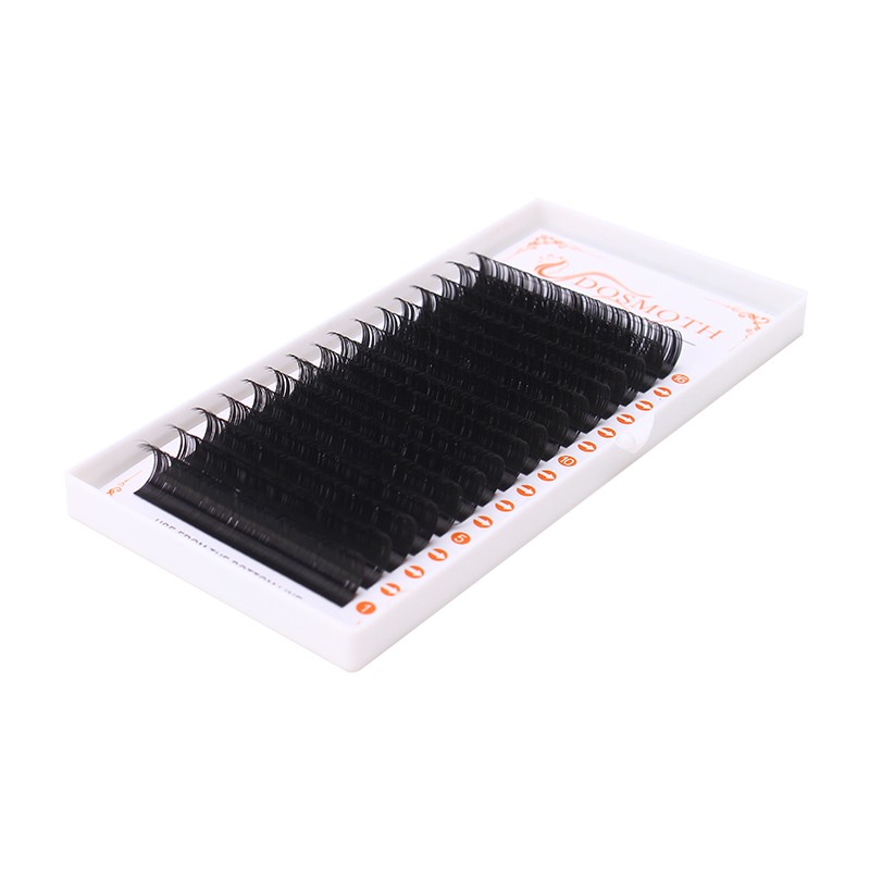 7 trays 16 rows/individual case mink false eyelashes blocking false eyelashes extension individual false eyelashes