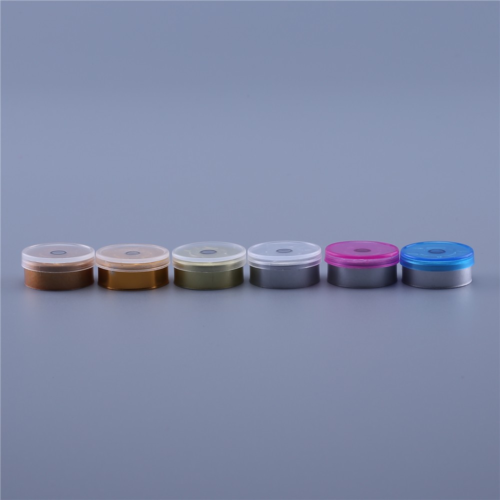 100/1000pcs Medical Vial Cap Aluminum Medical Bottle Cap OD 20mm Diameter Aluminum Flip Off Cap