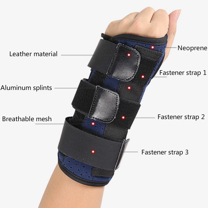 1pc Professional Carpal Tunnel Brace Breathable Adjustable Hand Wrist Splint Support Wrap Tendonitis Arthritis Pain Relief