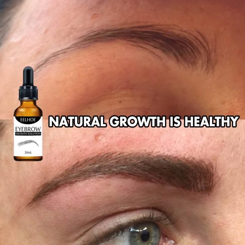 Natural Castor Oil Eyelashes Eyebrow Hair Growth Essential Oil Prevent Skin Aging Castor Organic Hair Serum Fast Growth Liquid