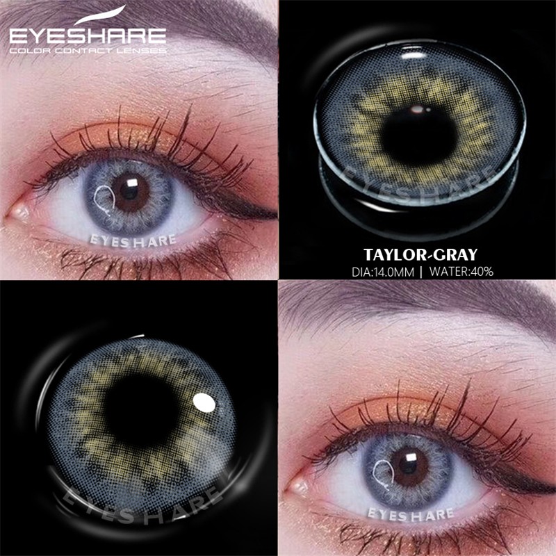 Ishihair Natural Colored Contact Lenses 2pcs Eye Color Contact Lenses Blue Green Beauty Pupils Color Contact Lenses Eye Yearly