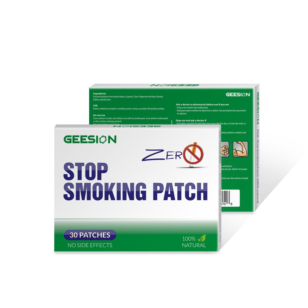 30pcs/box Stop Smoking Patch More Effective Totally Smoke Quit Sticker Nicotine Patche Herbal Anti Smoking Medical Plaster