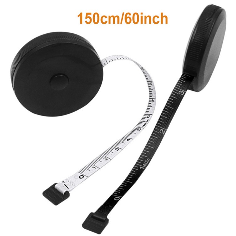 60 Inch Body Tape Measure Tailor Tape Ruler Measure For Sewing Tailor Fabric Measurements Tape Retractable Home Tape Ruler Tool