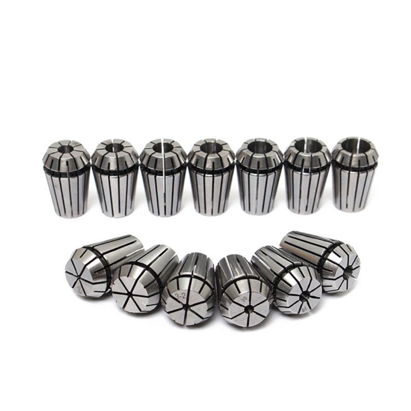 ER11 Collet Chuck Set 7pcs 13pcs 15pcs ER11 1mm-7mm Spring Collet for CNC Machining Center Engraving Machine Lathe Mill Tool