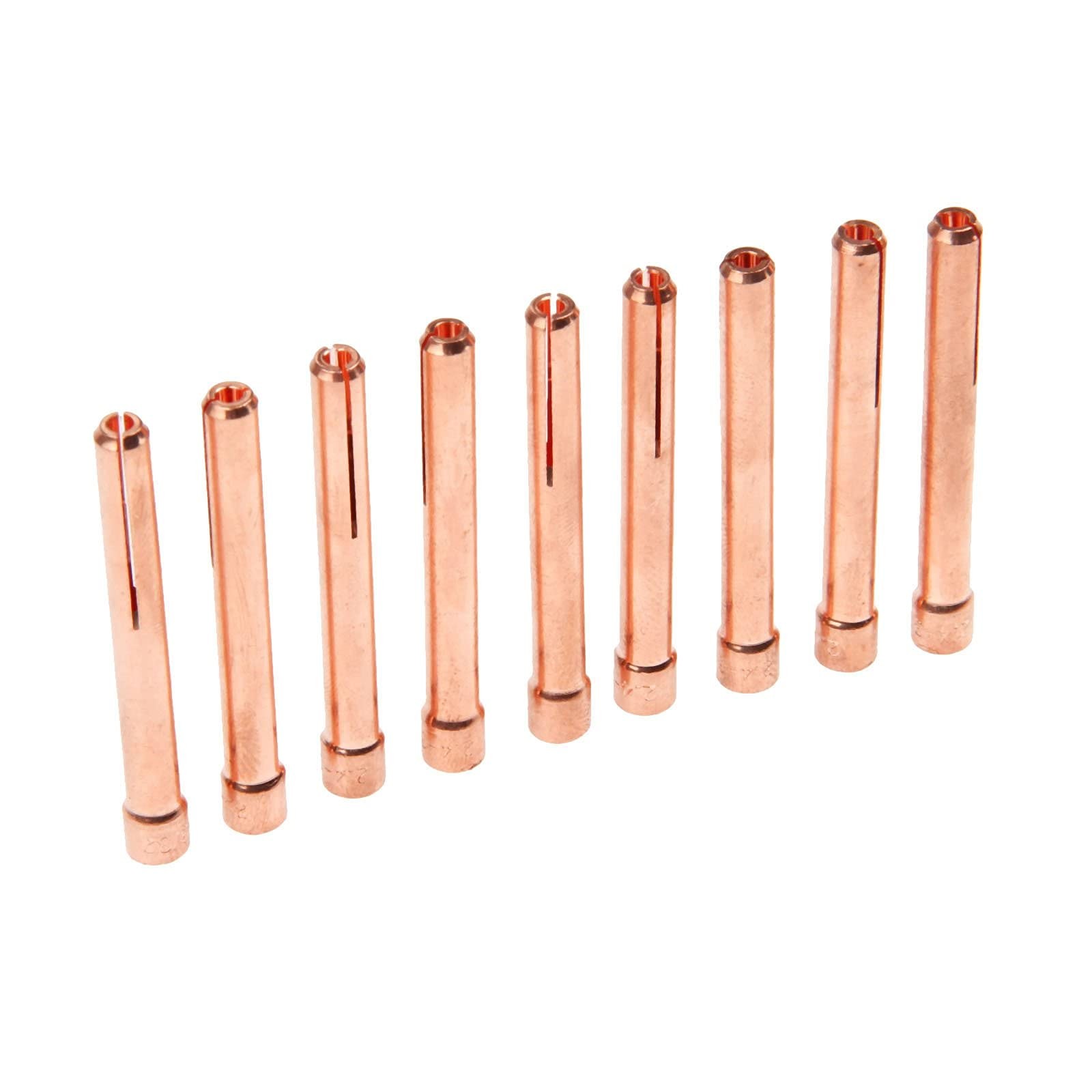 Tungsten Electrode Collet Tig Torch Consumables 1.0/1.6/2.0/2.4/3.0/3.2mm Collet for WP17 WP18 WP26 Tig Torch