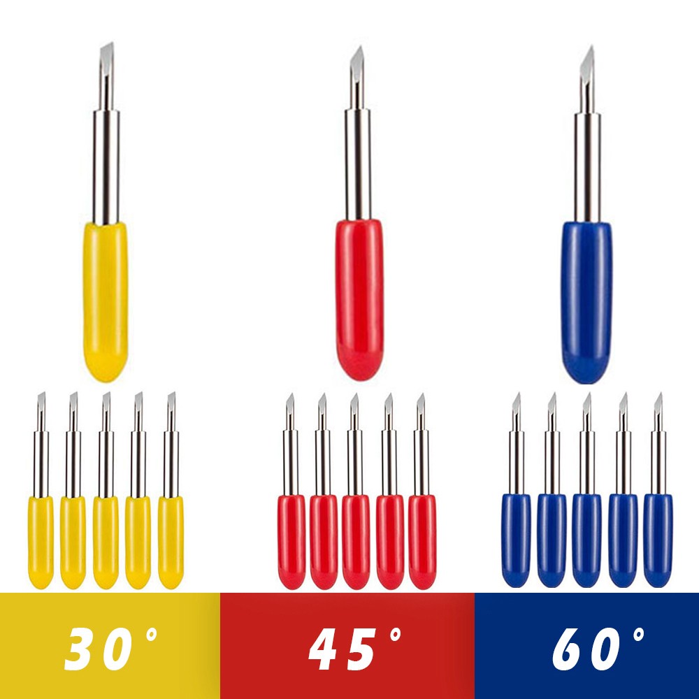30/45/60 درجة استبدال شفرات لرولان Cricut الراسمة شفرة سكين القاطع شفرات لأدوات السلطة قطع الراسمة