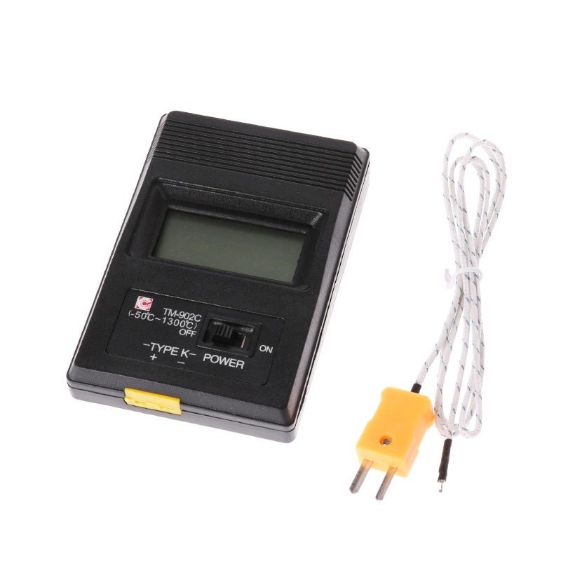 Temperature Meter K Type LCD Digital Thermometer with Thermocouple Probe -50 -1300 Degree