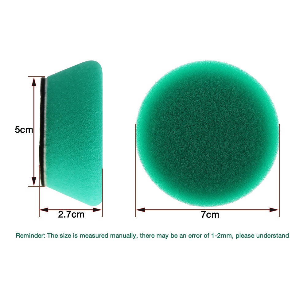 1 inch 2 inch high quality polishing sponge board, coarse, medium and fine, suitable for RO/DA polishing machine