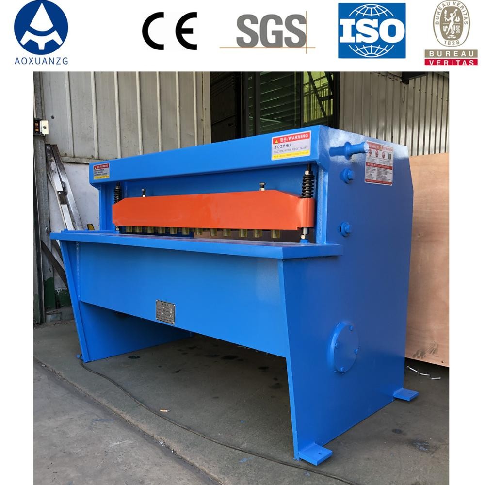 China manufacturer electric automatic shearing machine and automation sheet metal cutting guillotine high quality for sale