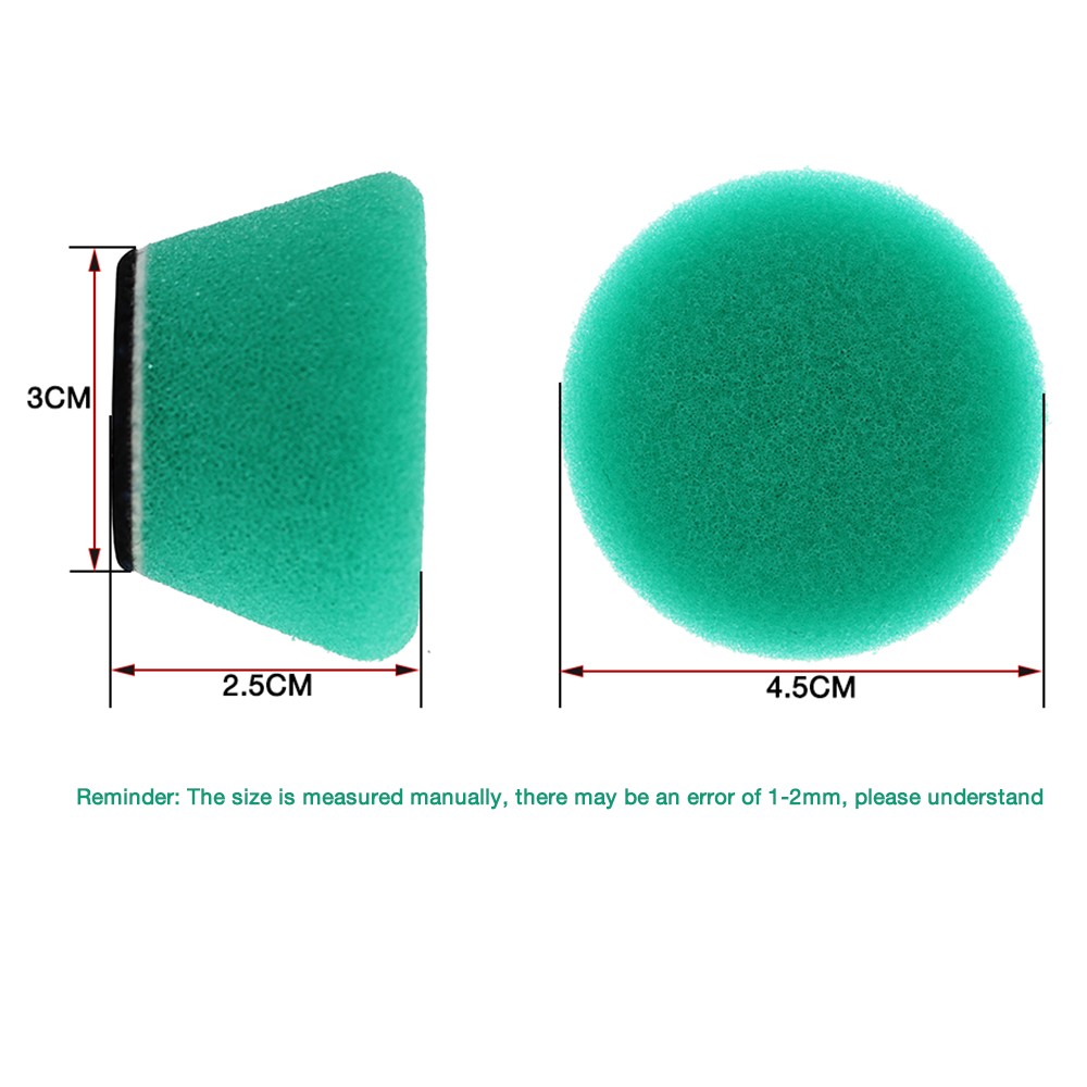 1 inch polishing wheel polishing kit, coarse, medium and fine grinding discs, suitable for RO/DA fine waxing sponge pad