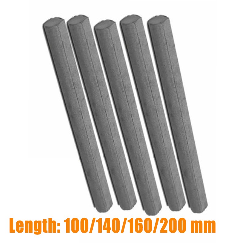 1pc 10X100/140/160/200mm Ferrite Rod Loopstick for Radio Antenna Crystal Aerial Adapter Black Mn-Zn Ferrite Rod Material