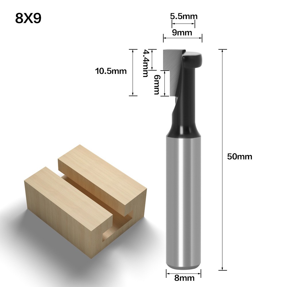 1pc or 3pc set 8mm carbide shank T-shaped keyhole router bits woodworking tools cnc cutting machines for wood photo frame