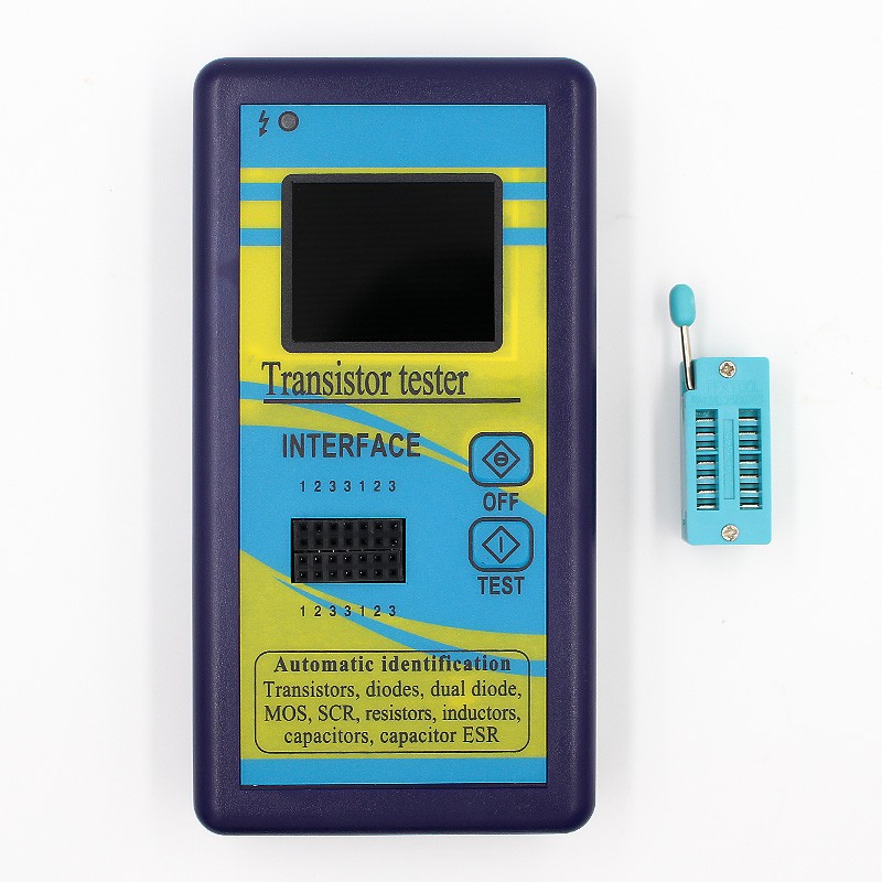 Special version multi-purpose transistor tester 128*160 diode thyristor capacitance resistor inductance MOSFET ESR power meter straight circuit