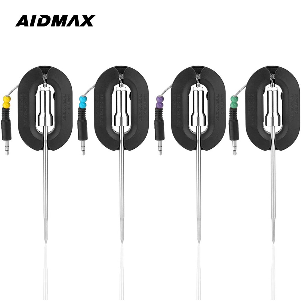 AidMax Smart BBQ Replacement Probes Stainless Steel Food Cooking Thermometer