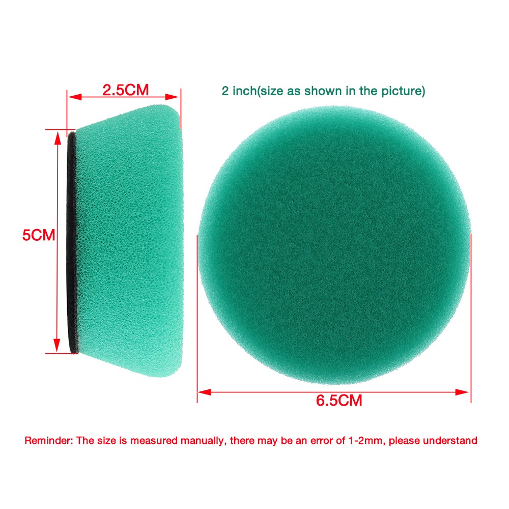 2 inch high quality sponge polishing board, coarse, medium and fine, suitable for RO/DA fine sponge polishing machine