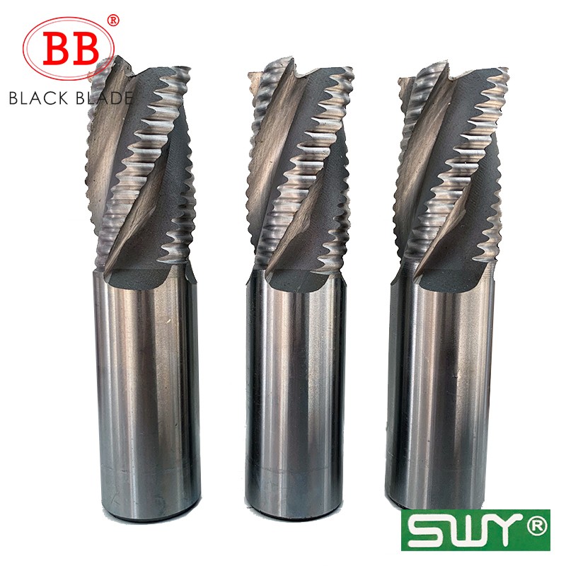 BB Roughing End Cutter HSS Cutters 4 Flute 5mm to 45mm Saw Metal Blade Machining Inch & Iso 6mm 8mm 10mm 12mm 16mm