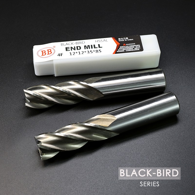 BB End Mills High Precision HSS Metal Cutter Co8 Cobalt D1-32mm 2 3 4 Flutes Teeth Aluminum Milling Tool Key Seats Router Bit