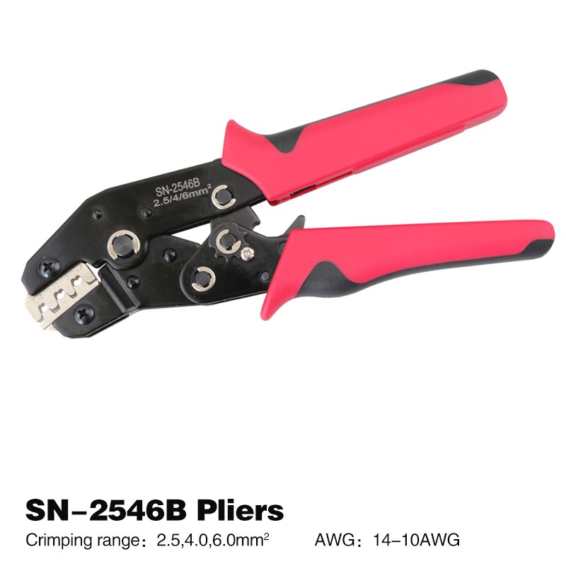 Crimping Terminal Pliers Set Eletrico Wire Clip Connector Electrical Wire Tools Crimper for MC 4 Solar Tool Plier 2546B