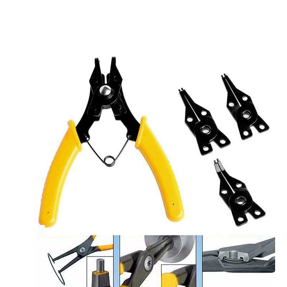 Krachtige - 4 in 1 Closing Pliers, Ring Set, Jewelry Pliers, Inner Outer Ring Remover