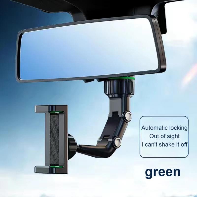 Multifunctional car bracket rearview mirror back seat video shooting kitchen multi-scene use mobile phone holder