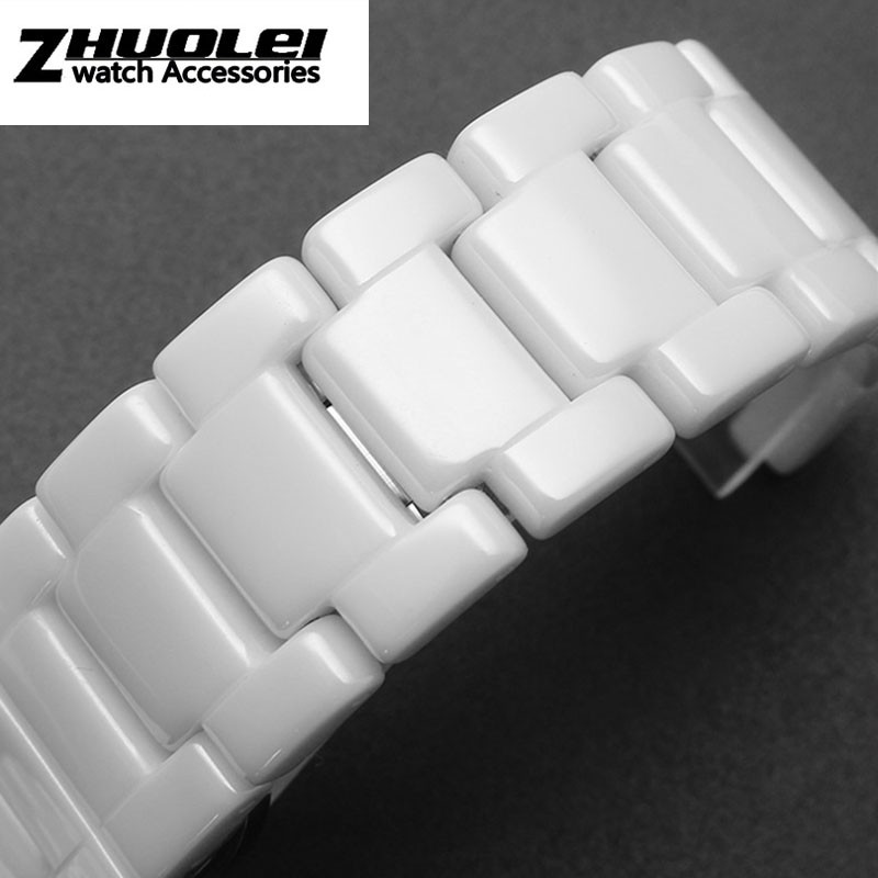 High quality ceramic bracelet for GC watches, ceramic serrated bracelet, fashion