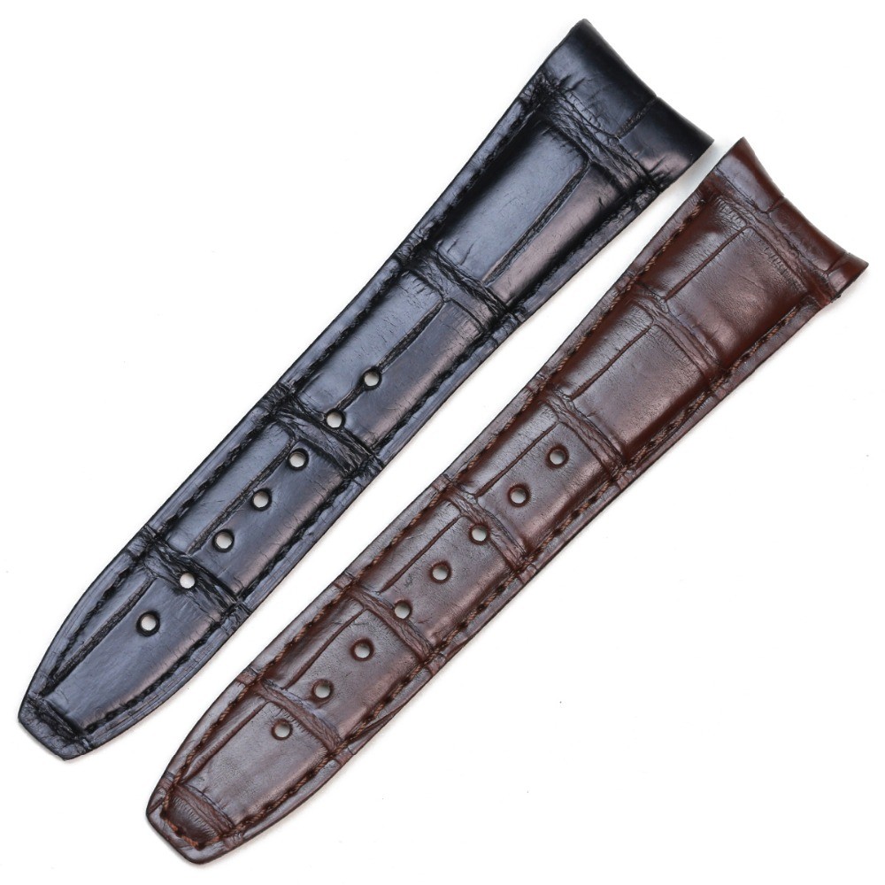 Watch Accessories suitable for FC Frederique Constant Classics Genuine Leather Strap Alligator Skin Leather Watch Band