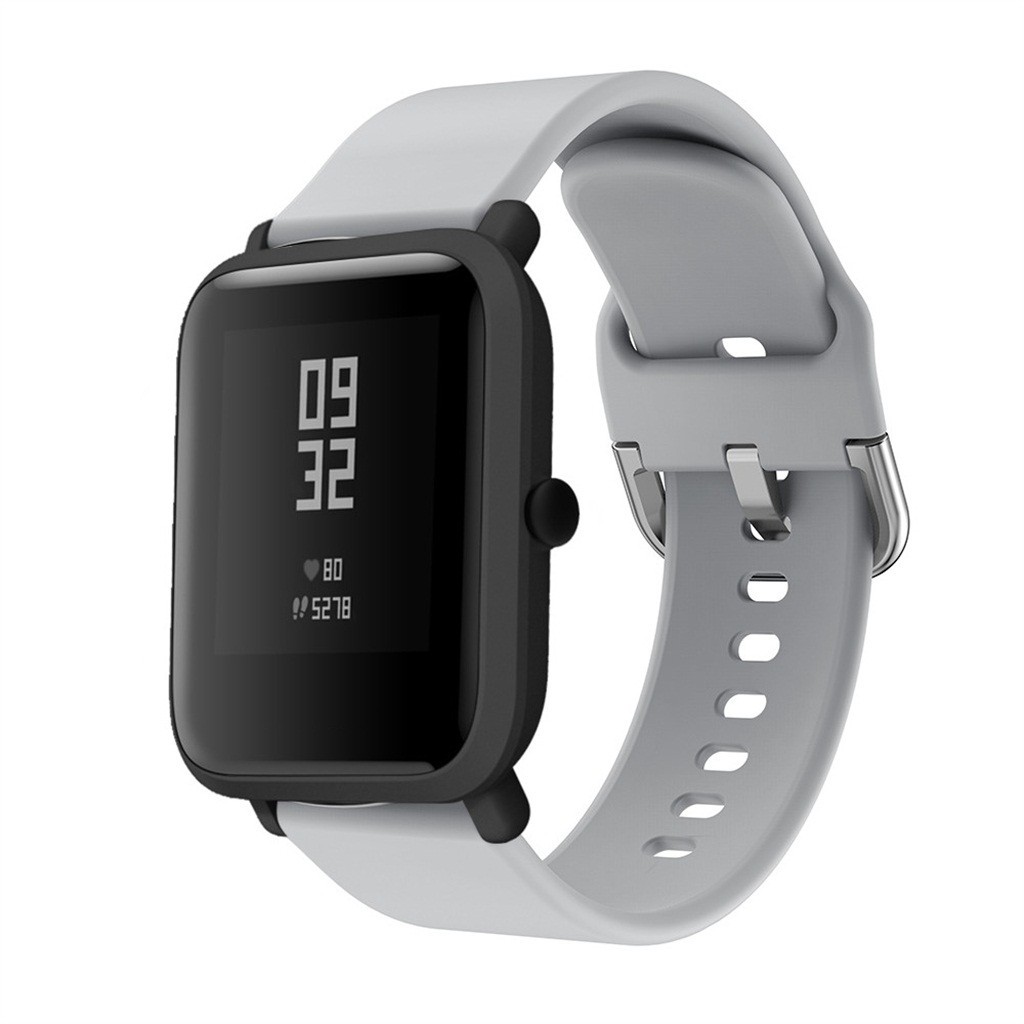 الذكية ووتش Watchbands سيليكون استبدال حزام الأشرطة ل Xiaomi Huami Amazfit بيب الشباب ووتش 애플워치 스트랩