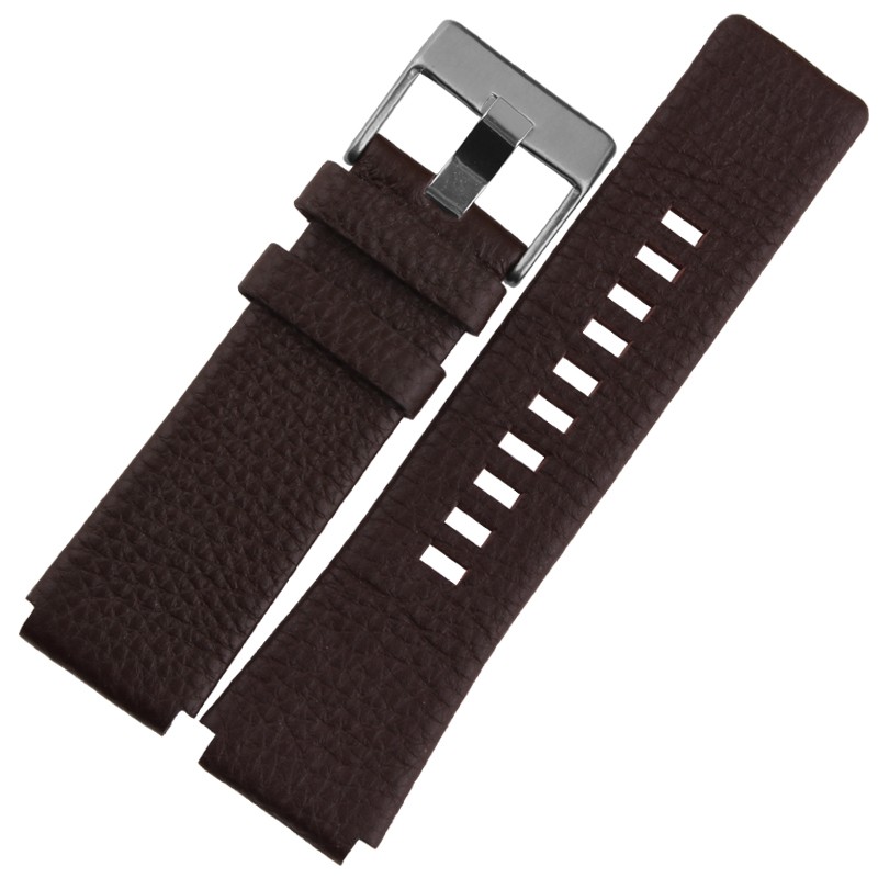 Lychee rib convex watch strap for matched with desay dz1089 dz1123 dz1132 dz4131 leather watch chain 28*22mm 26*17mm wristband