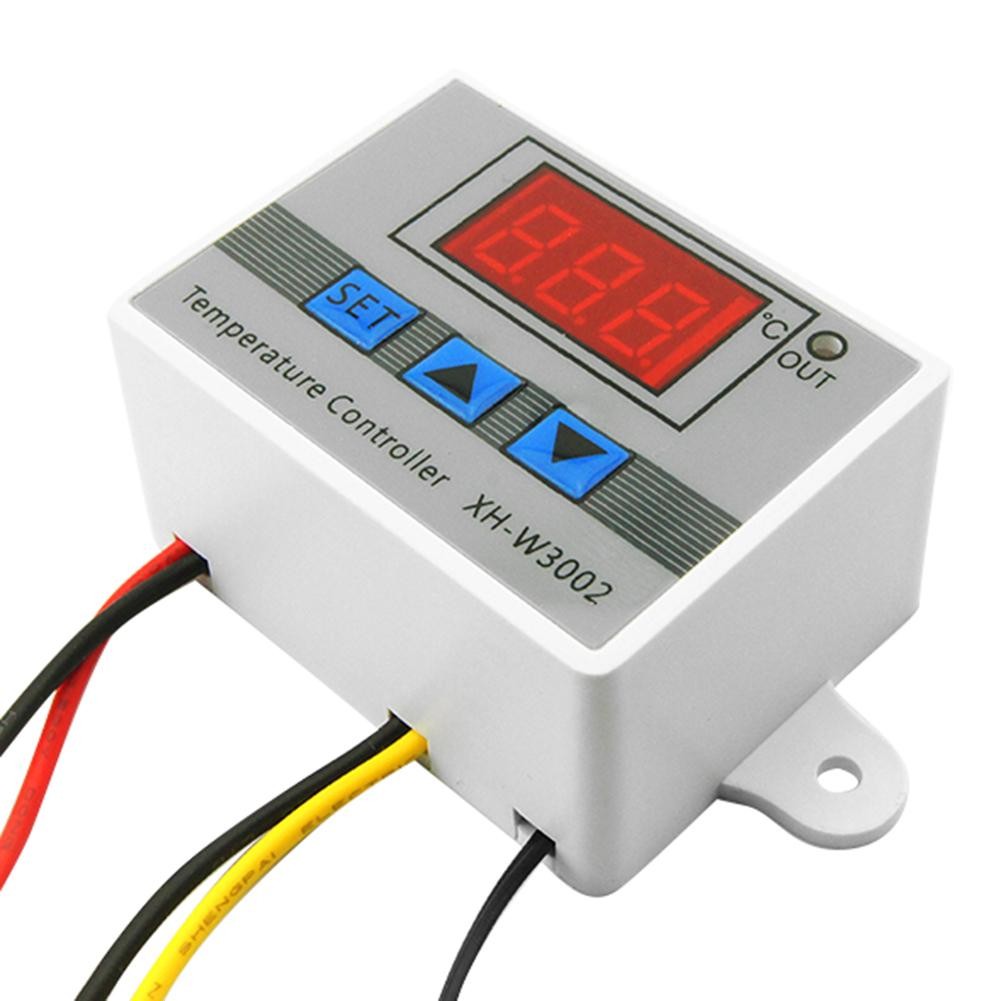 Easily Carry Temperature Controller 10A Thermostat Control W3002 Digital Switch With Probe Sensor Lightweight Instrumentation