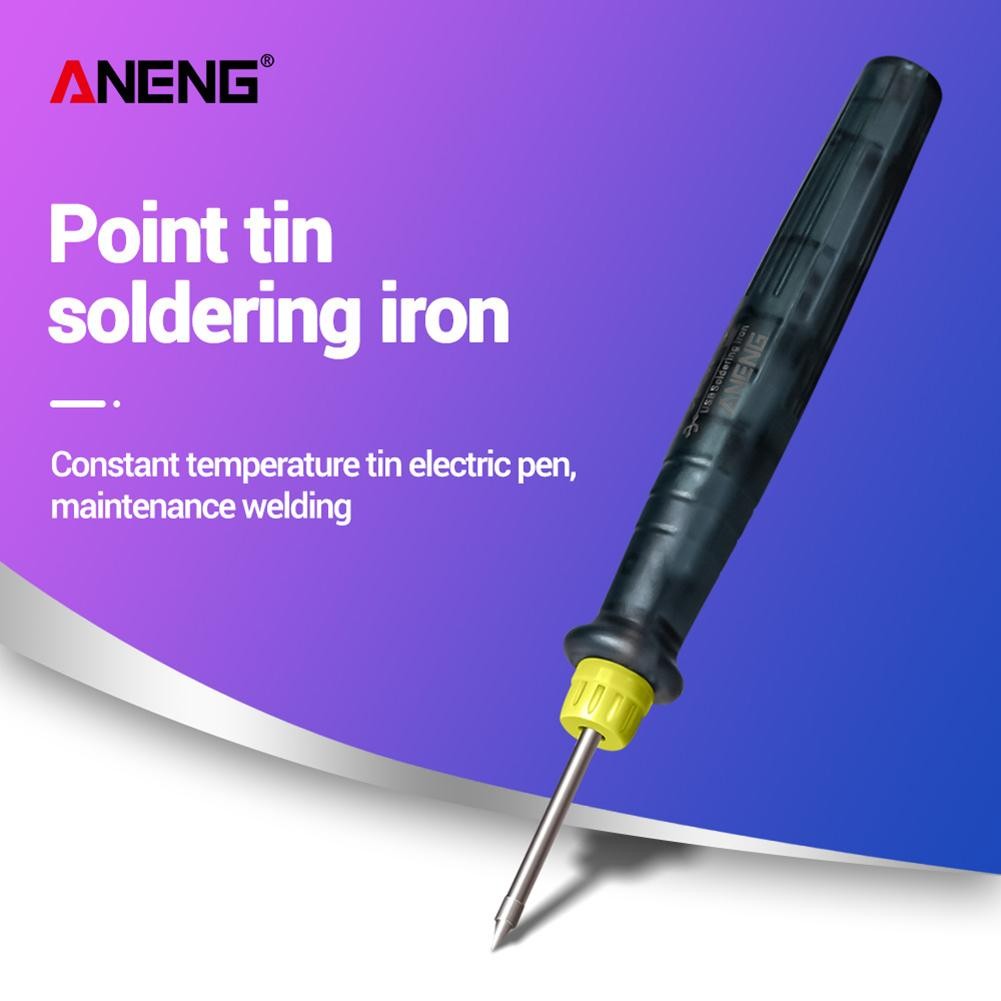 ANENG LT002 ​​Mini Portable USB Soldering Iron Pen Soldering 5V 8W Mini Tip Switch Button Electric Soldering Station Soldering Equipment