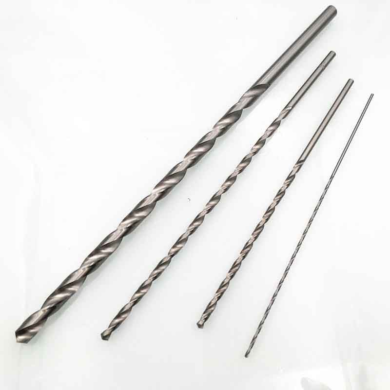 1pc 2-6mm Hand Drill Bit HSS Twist Drill Bit Set Micro Aluminum Hand Drill Woodworking Drill Rotary Tools 160-300mm