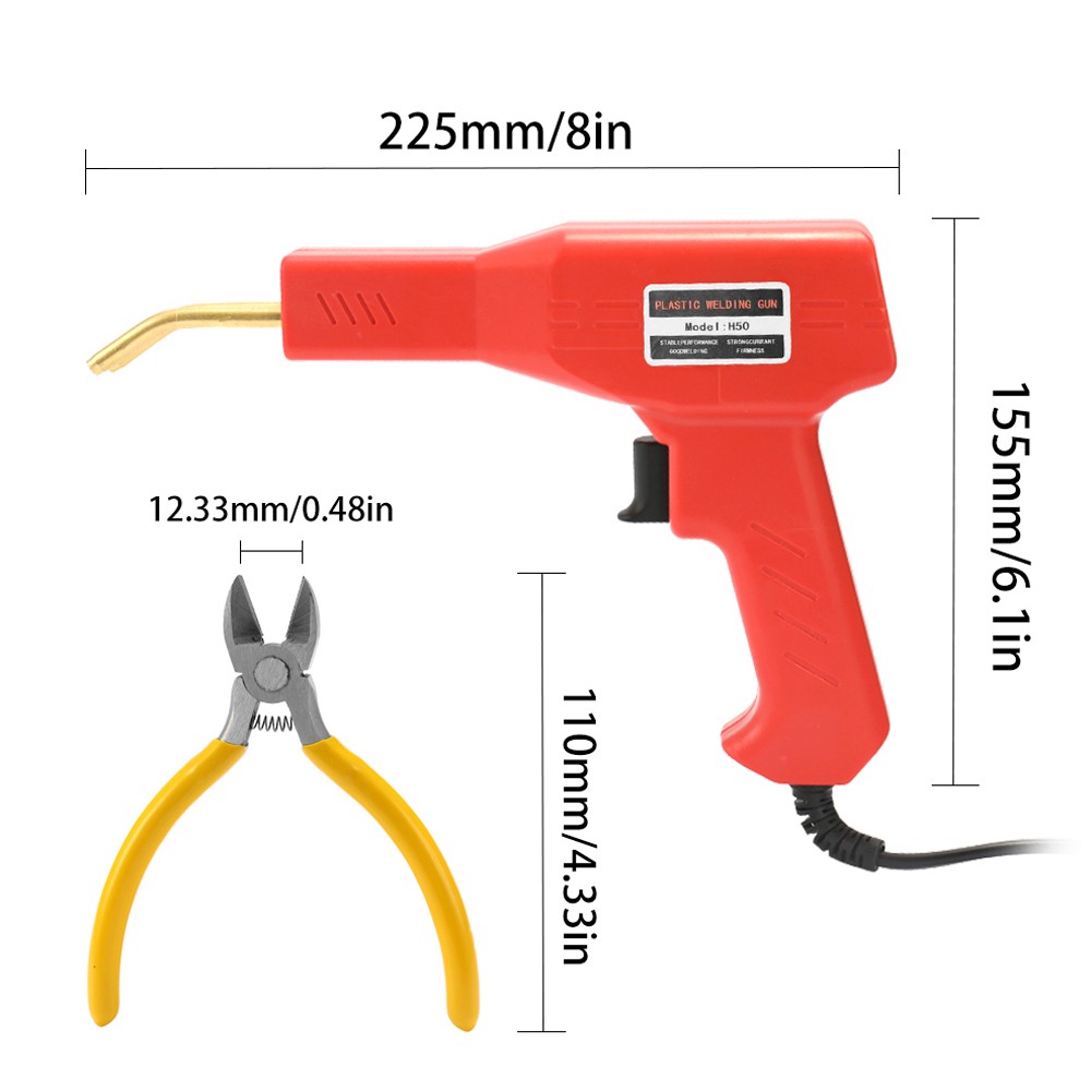 Handy Plastic Welding Tools Garage Staplers Staple Machine Plastic Repair Machine Car Bumper Repair Stapler Welding Tool