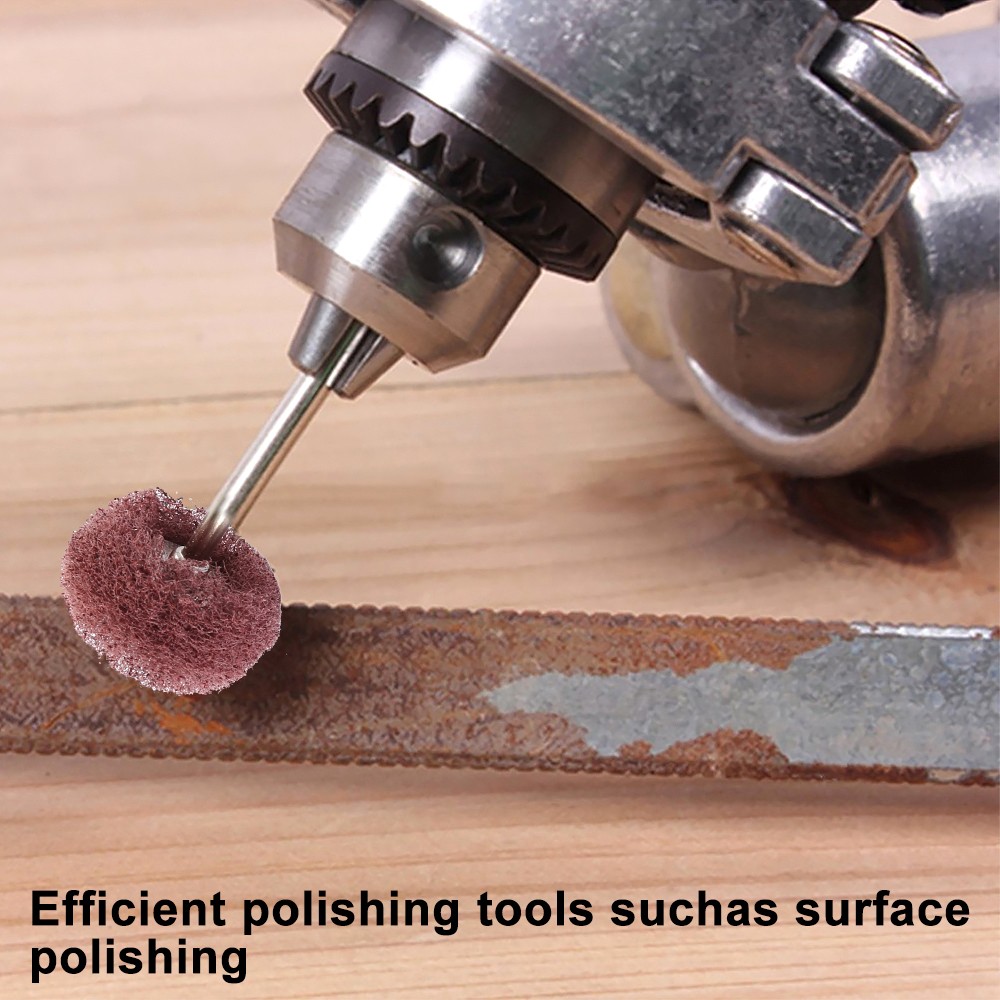 40pcs Scouring Brush Nylon Brush Abrasive Brush Fiber Grinding Sanding Head Buffing Polishing Wheel For Dremel Tools Accessories