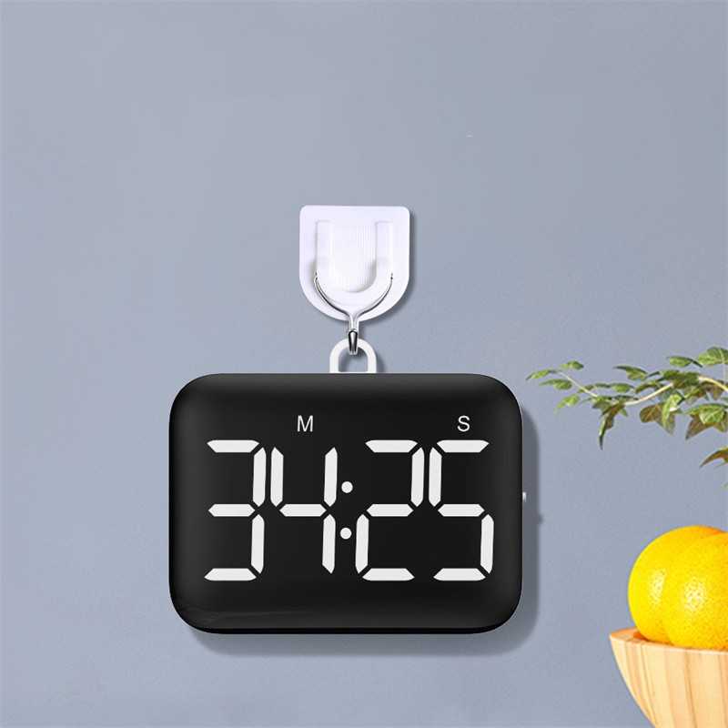 LED Digital Small Countdown Digital Timer Countdown Electronic Handmade Kids Time Management Cooking Kitchen Study Book